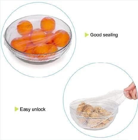 Plastic Bags - Reusable Elastic Food Storage Plastic Covers